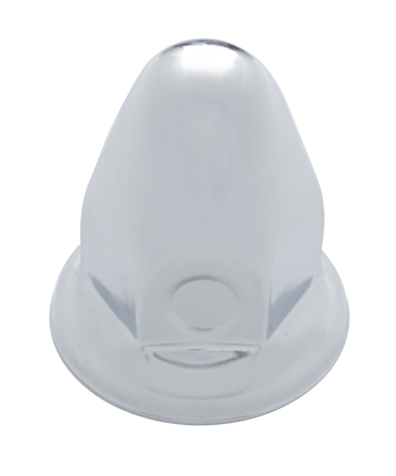33Mm Chrome Bullet Lug Nut Cover W/ Flange