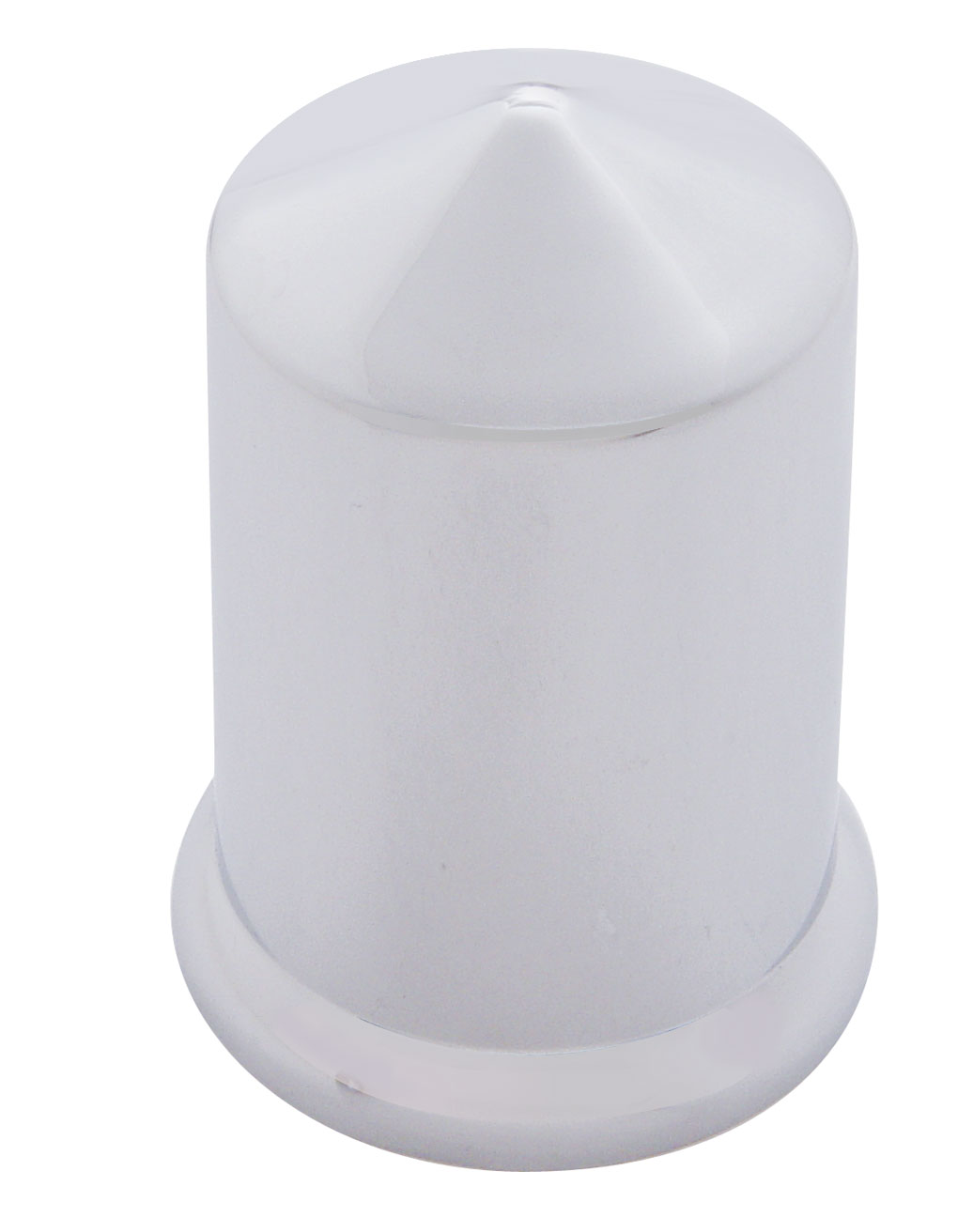 Chrome Plastic 1 1/2" X 2 3/4" Round Nut Cover