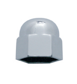 Chrome Zinc 5/8" X 3/4" Acorn Nut Cover