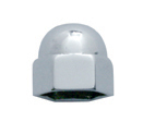 Chrome Zinc 9/16" X 11/16" Acorn Nut Cover