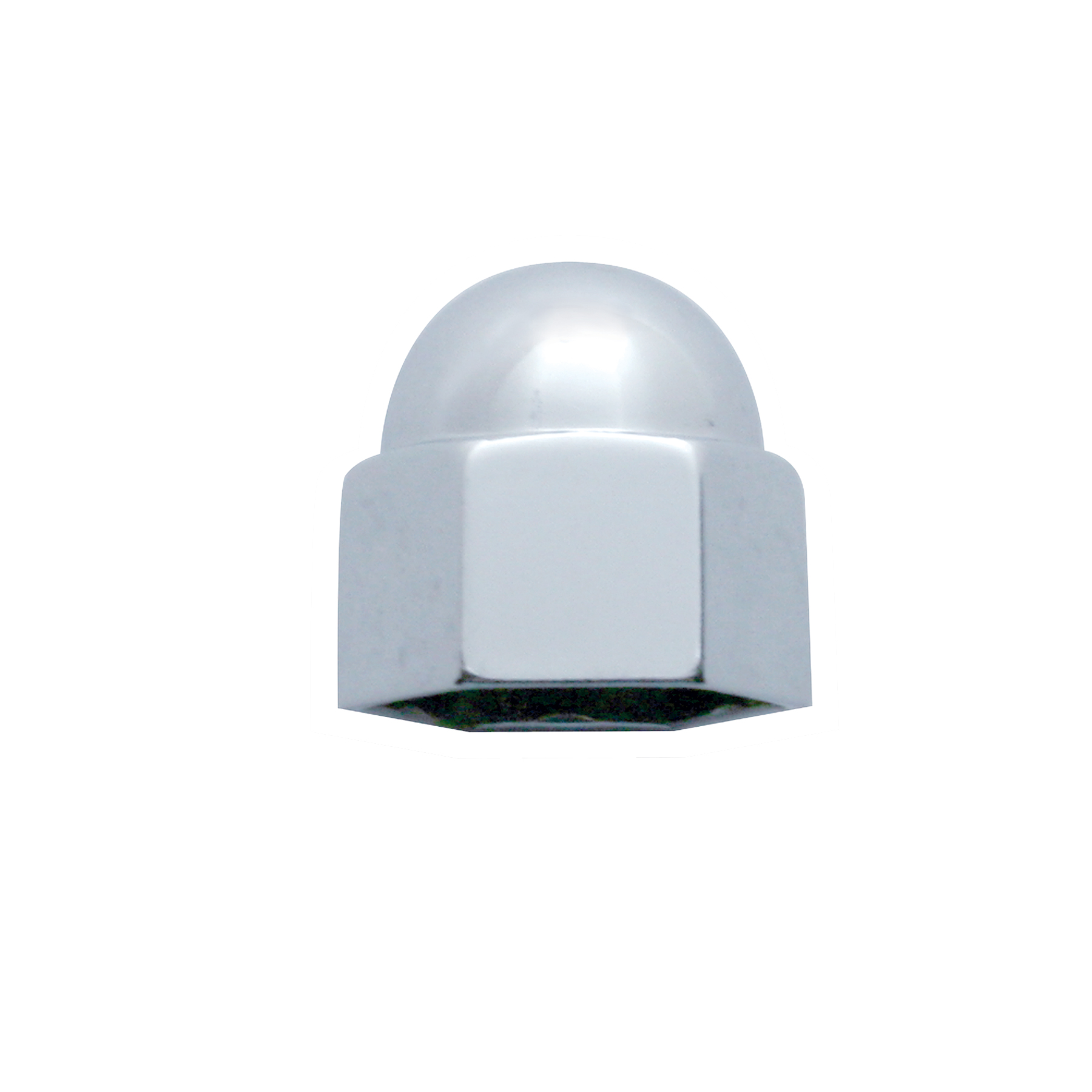 Chrome Zinc 7/16" X 5/8" Acorn Nut Cover