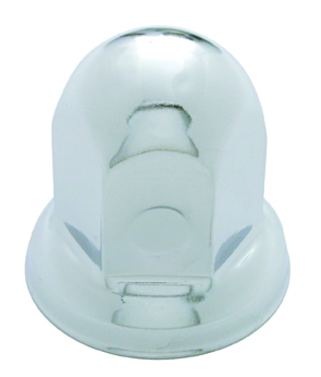 Chrome 33Mm X 2" Standard Lug Nut Cover W/ Flange