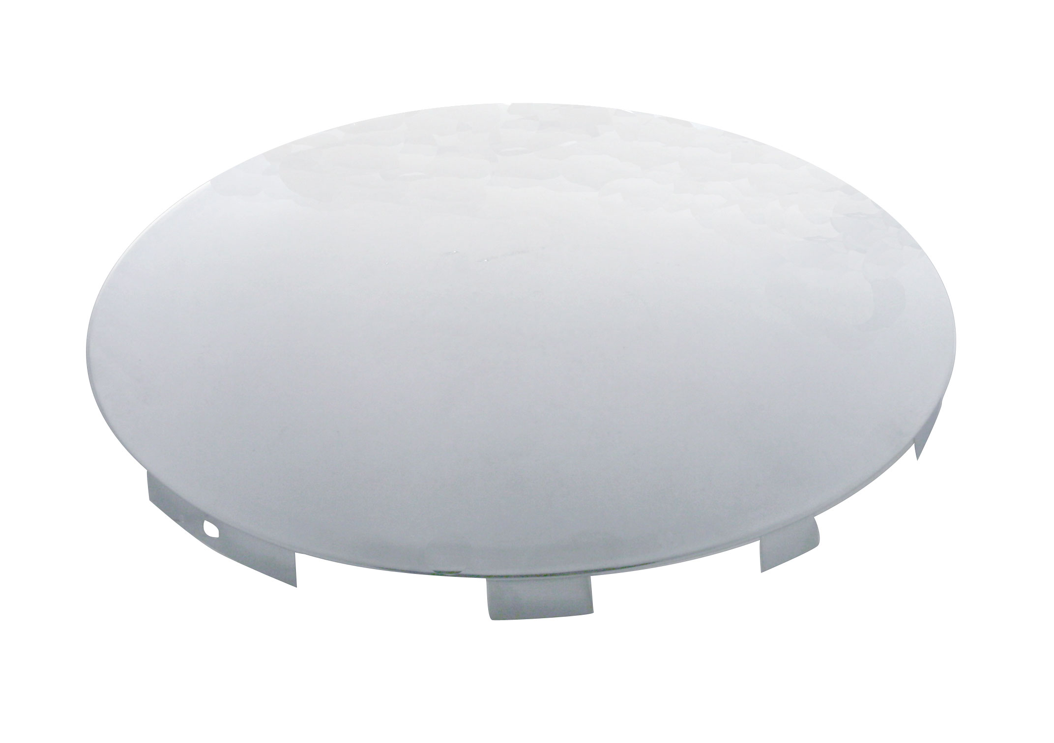 Chrome Universal Dome Front Hub Cap - 7/16" Lip