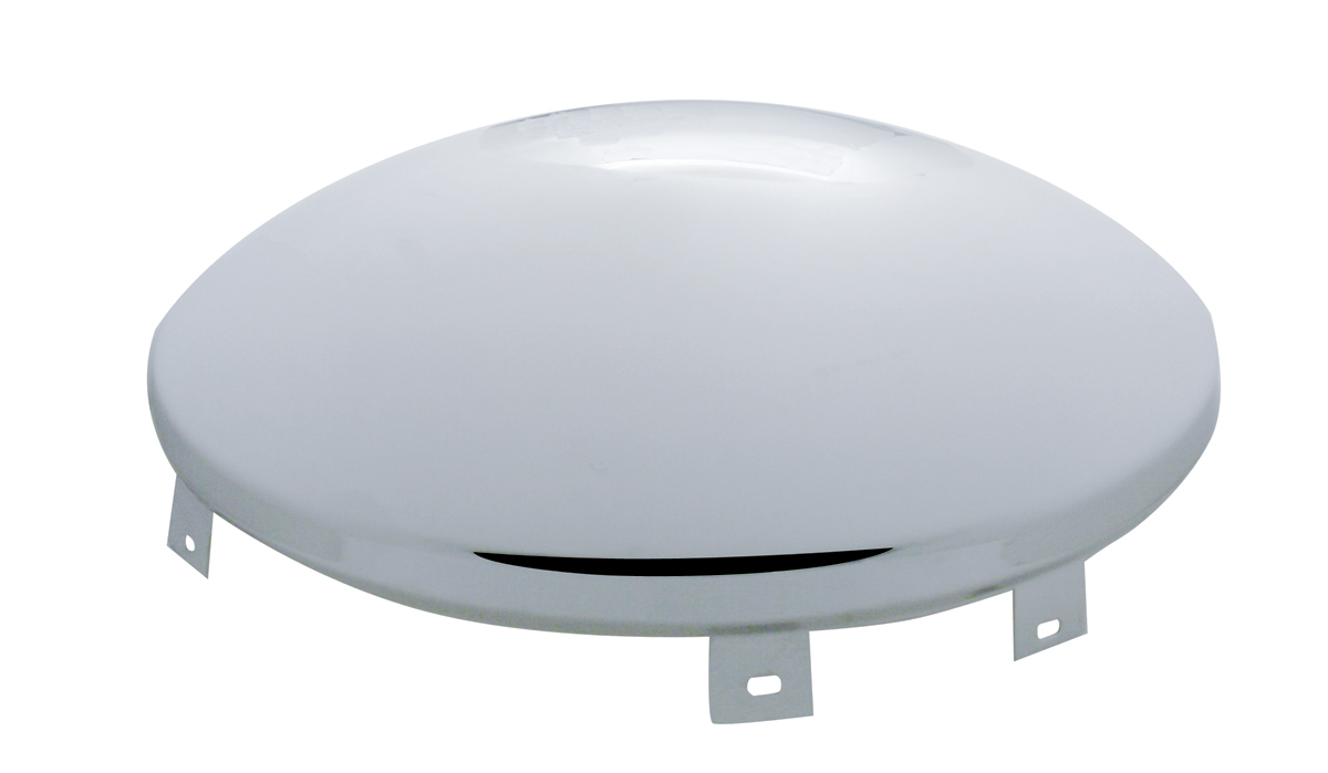 Chrome Universal Dome Front Hub Cap - 9/16" Lip
