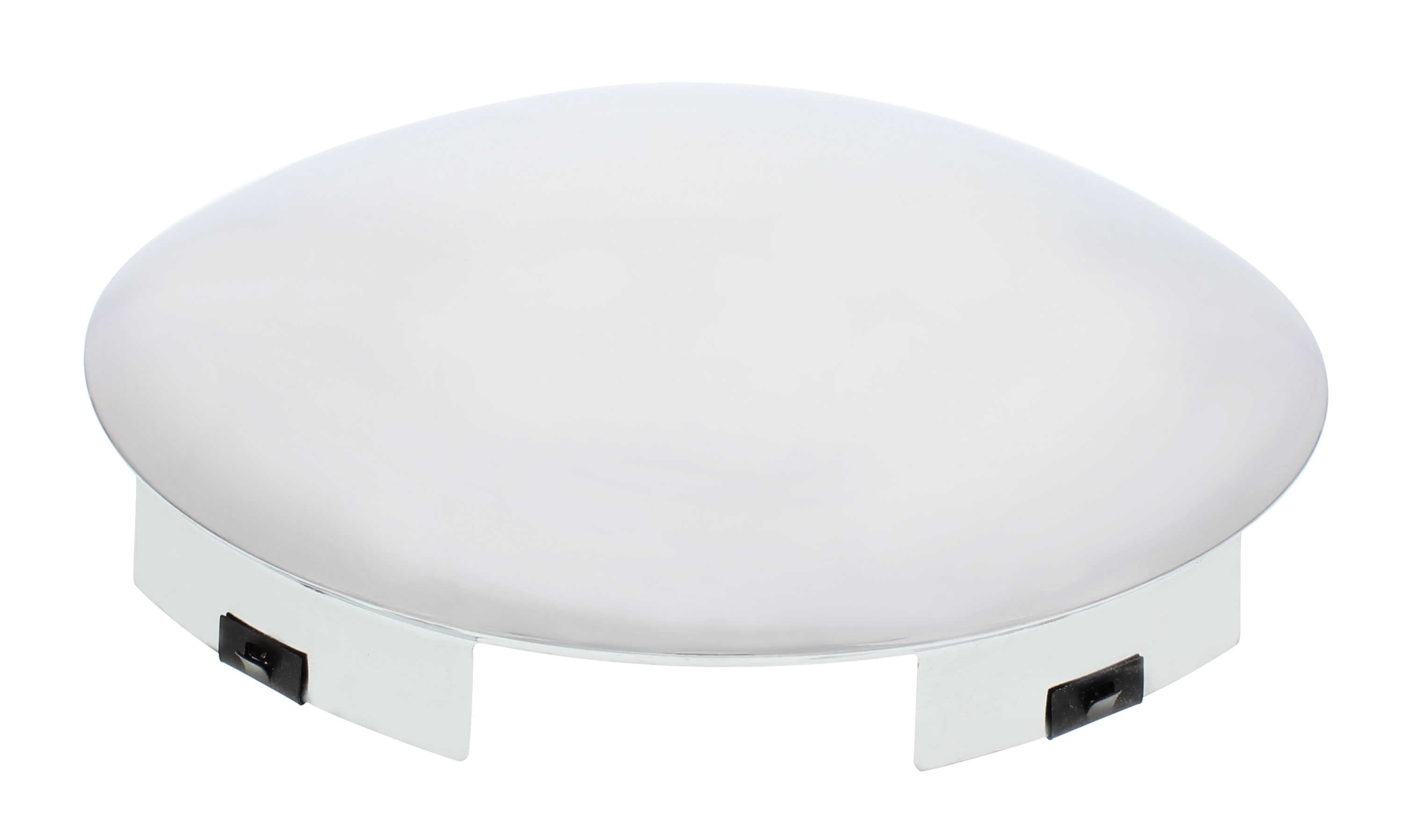 Chrome Front Dome Hub Cap - 1" Lip