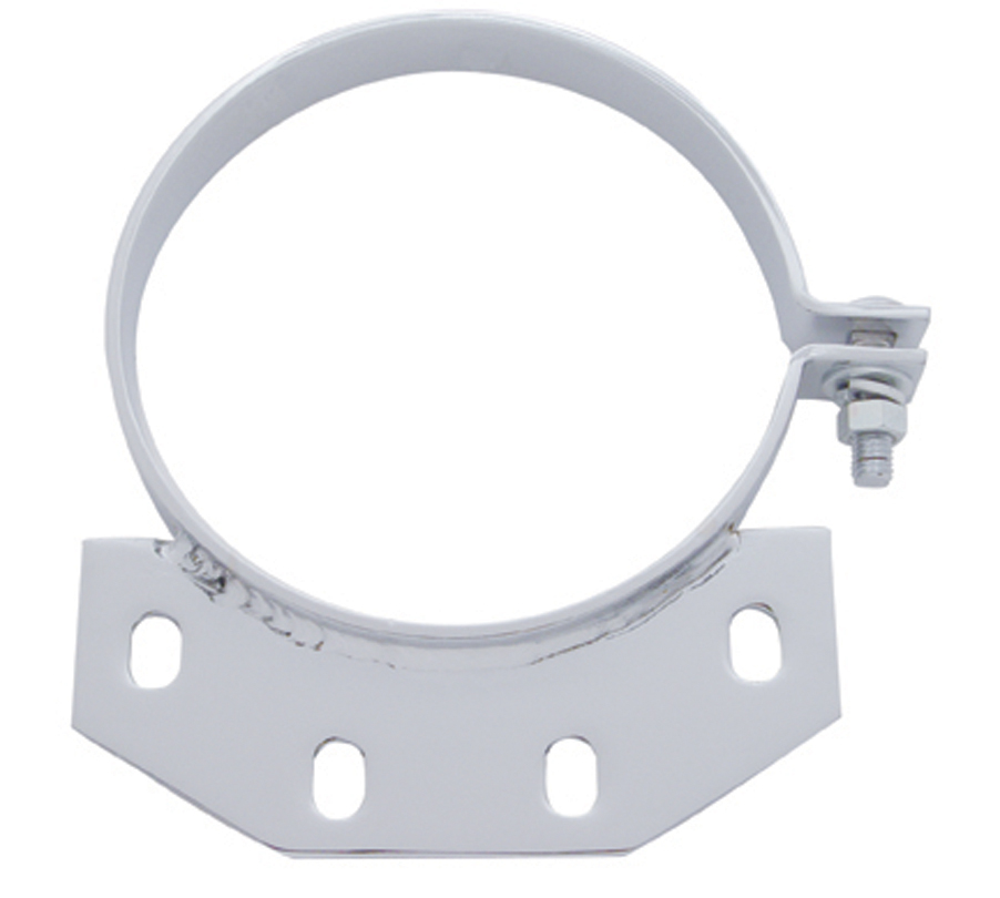 Chrome 6" Peterbilt Ultra-Cab Exhaust Clamp