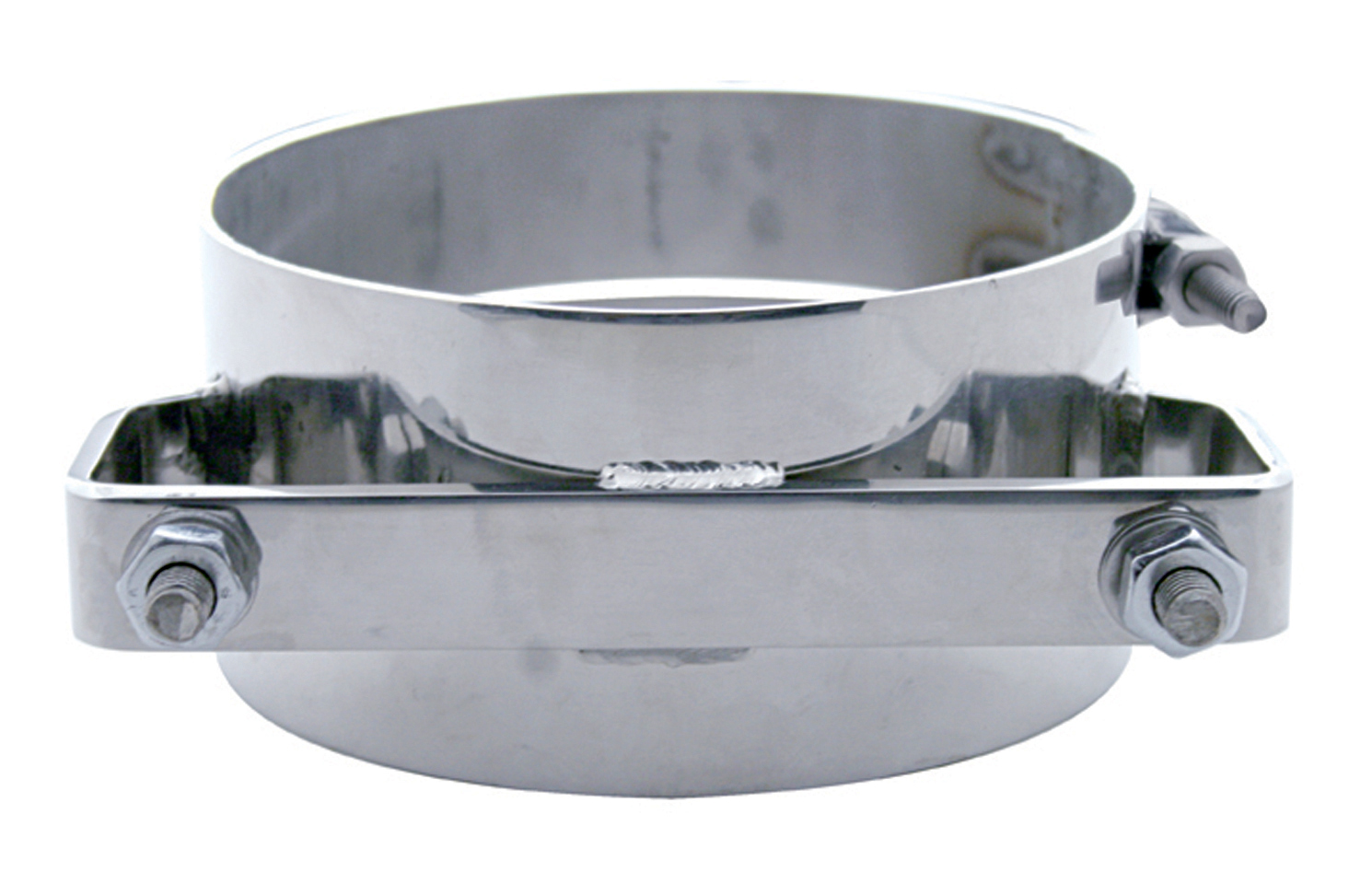Deluxe Stainless Steel Wide Band 6 inch Exhaust Clamp 10323