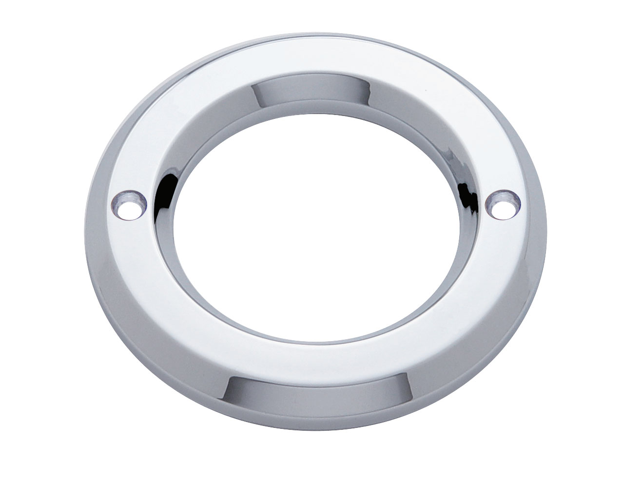 Chrome Plastic 2" Round Bezel W/O Visor