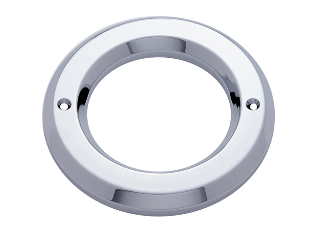 Chrome Plastic Bezel W/O Visor - 2 1/2" Round