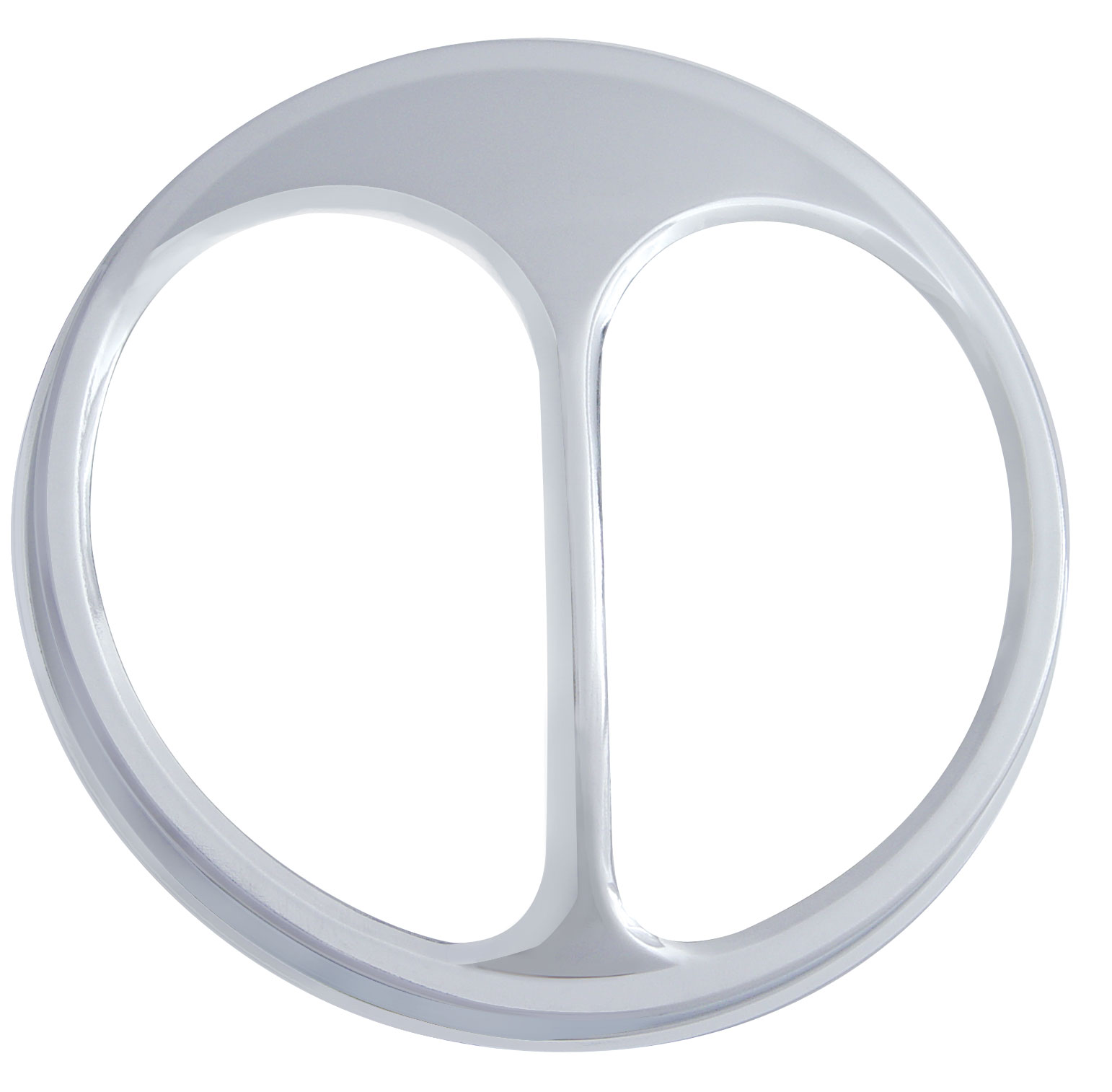 (2/ Bulk) Chrome Cat'S Eye 5 3/4" Headlight Cover