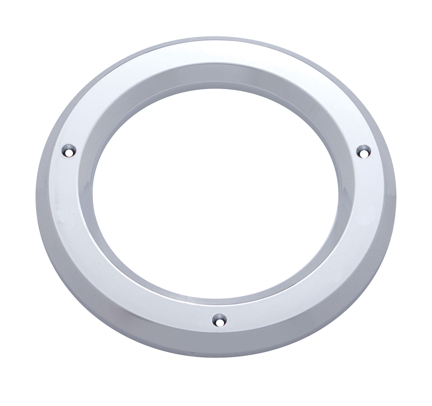 Chrome Plastic 4" Bezel W/O Visor