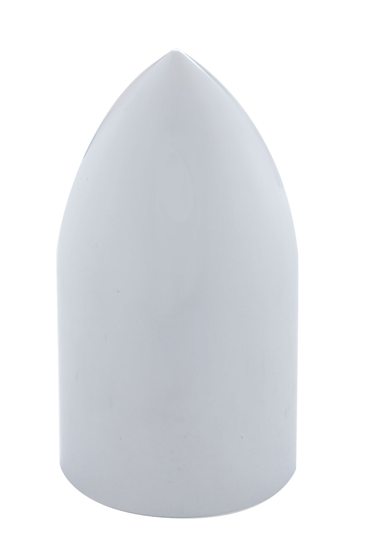 (10/Pack) Chrome Plastic 33Mm Bullet Nut Cover - Thread-On