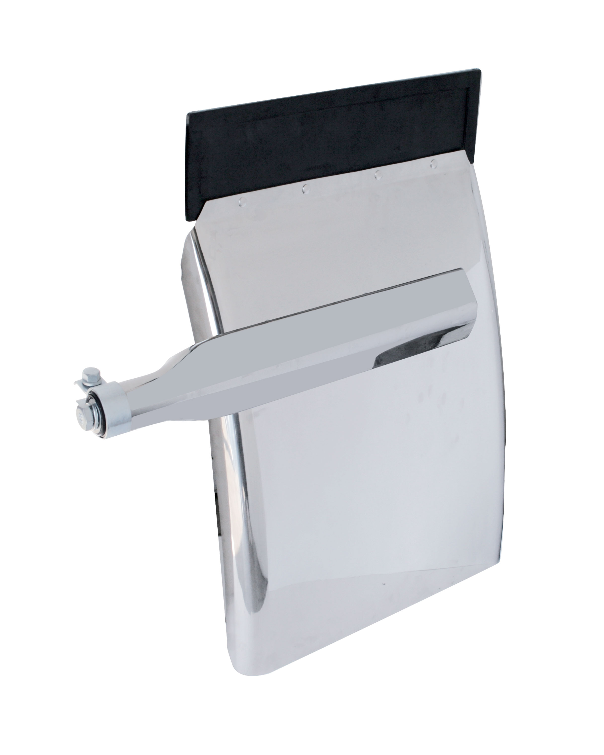 (2/Bulk) Stainless Steel Deluxe 24" W X 31" L Quarter Fender - Triangle Bracket