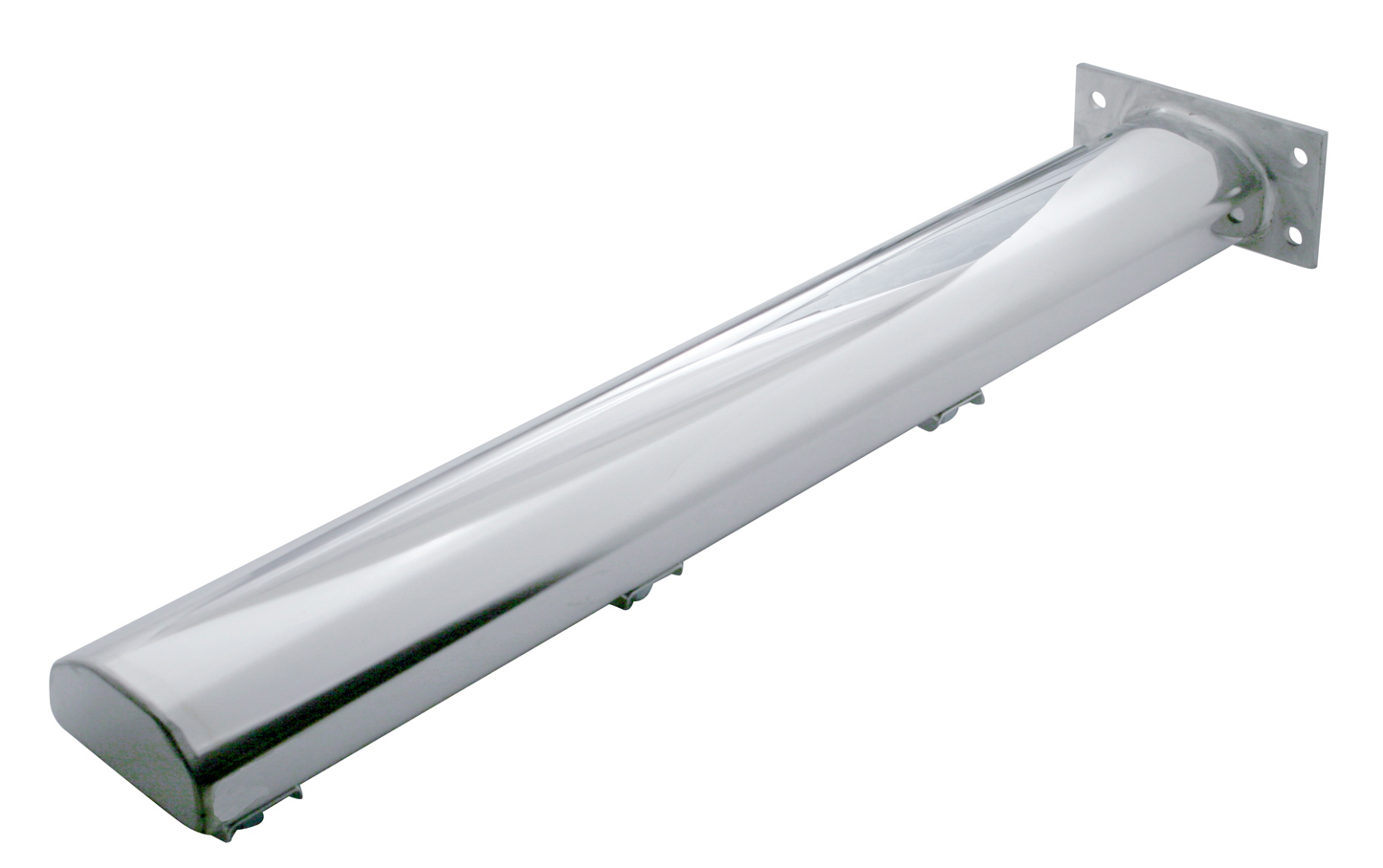 (2/Bulk) Stainless Steel Deluxe Quarter Fender 4 Hole Flange Mount Bracket