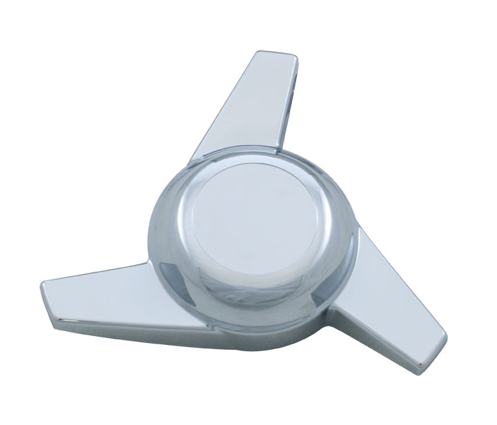 Chrome Die-Cast Spinner - 3 Bar Right Swing