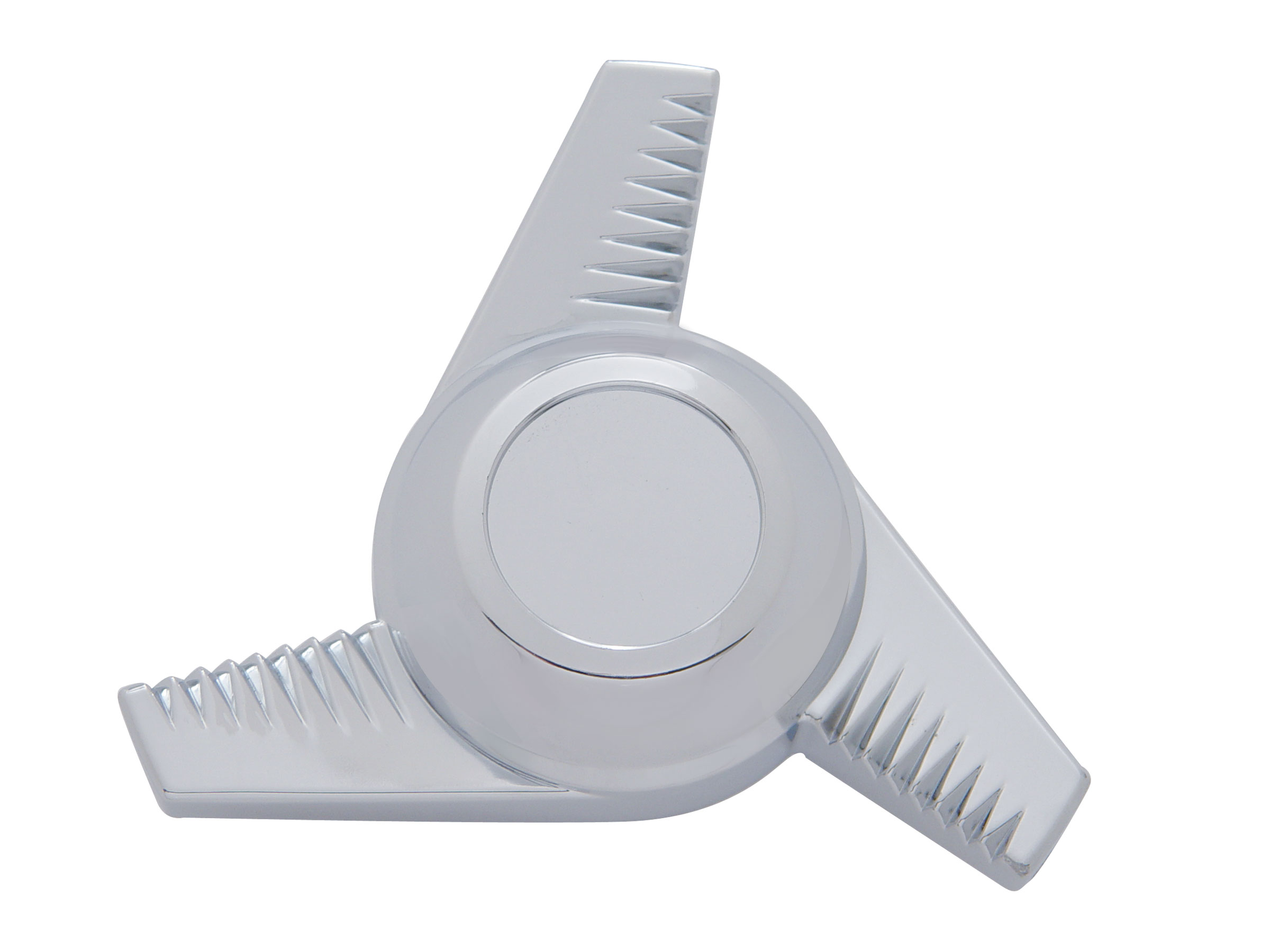 Chrome Plastic Spinner - 3 Bar Right Swing