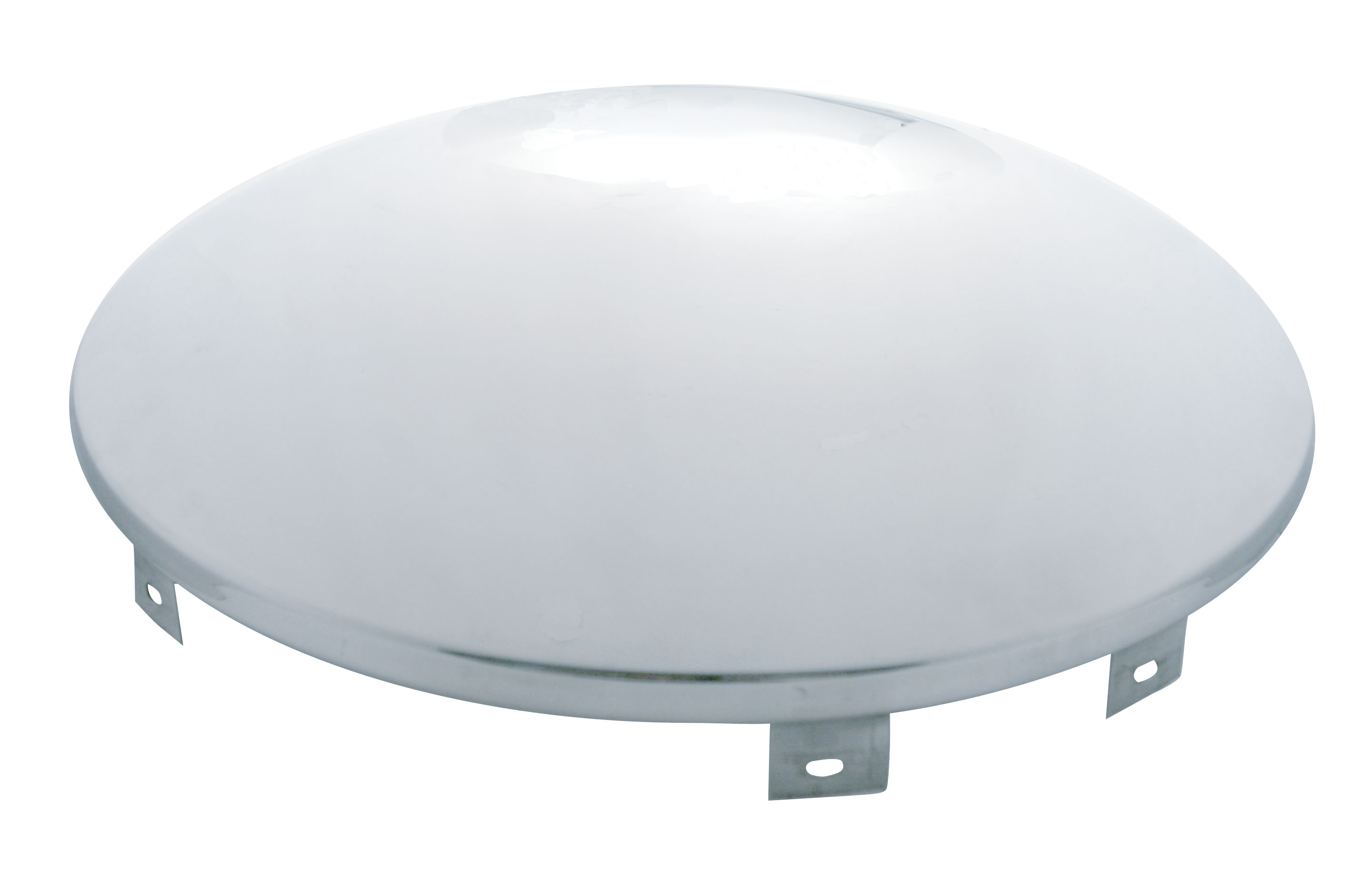 Stainless Steel Universal Dome Front Hub Cap - 9/16" Lip