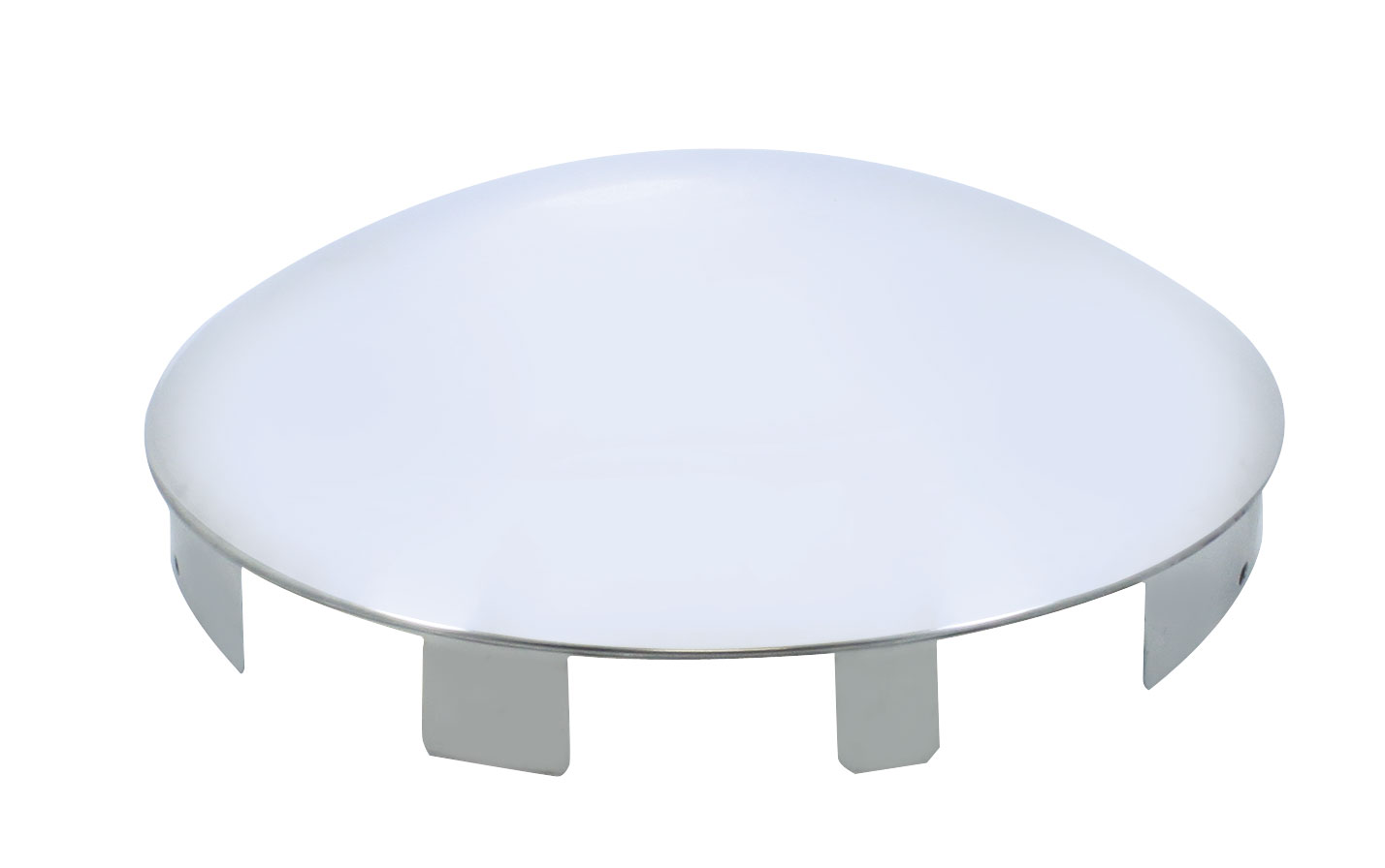 Stainless Steel Universal Dome Front Hub Cap - 1" Lip