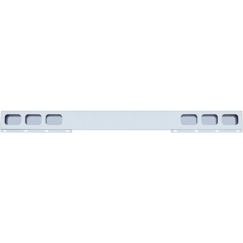 Stainless Steel 94" 1 Piece Rear Light Bar W/ 6 Rectangular Light Cutouts