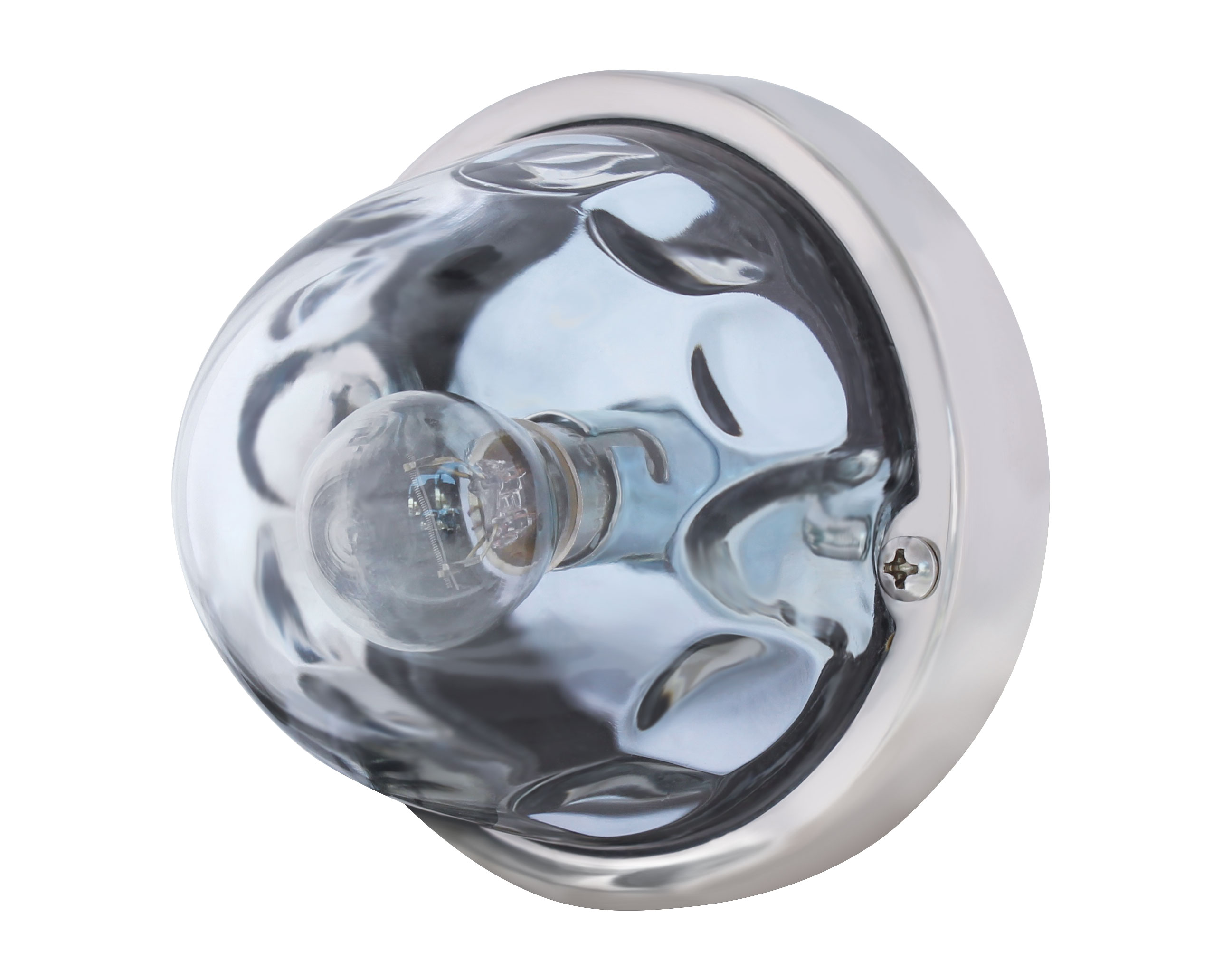 Large Glass Marker Light W/ 1157 Bulb - Clear