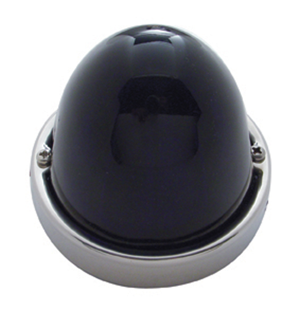 Large Glass Marker Light W/ 1157 Bulb - Purple Watermelon Lens