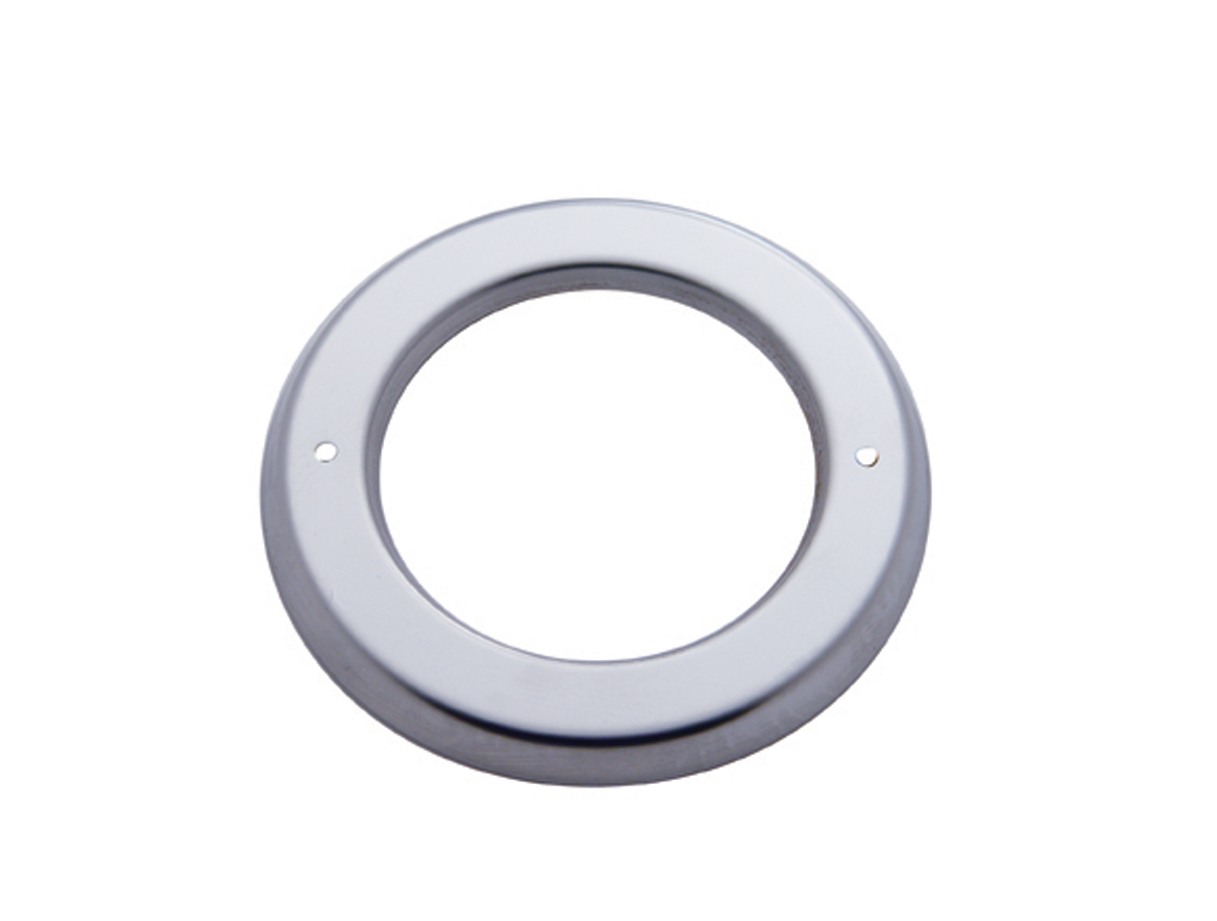 Stainless Steel 2 1/2" Bezel - Wide Grommet
