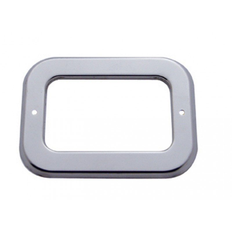 Chrome Plastic Kenworth "Studio Sleeper" Bezel W/ Visor