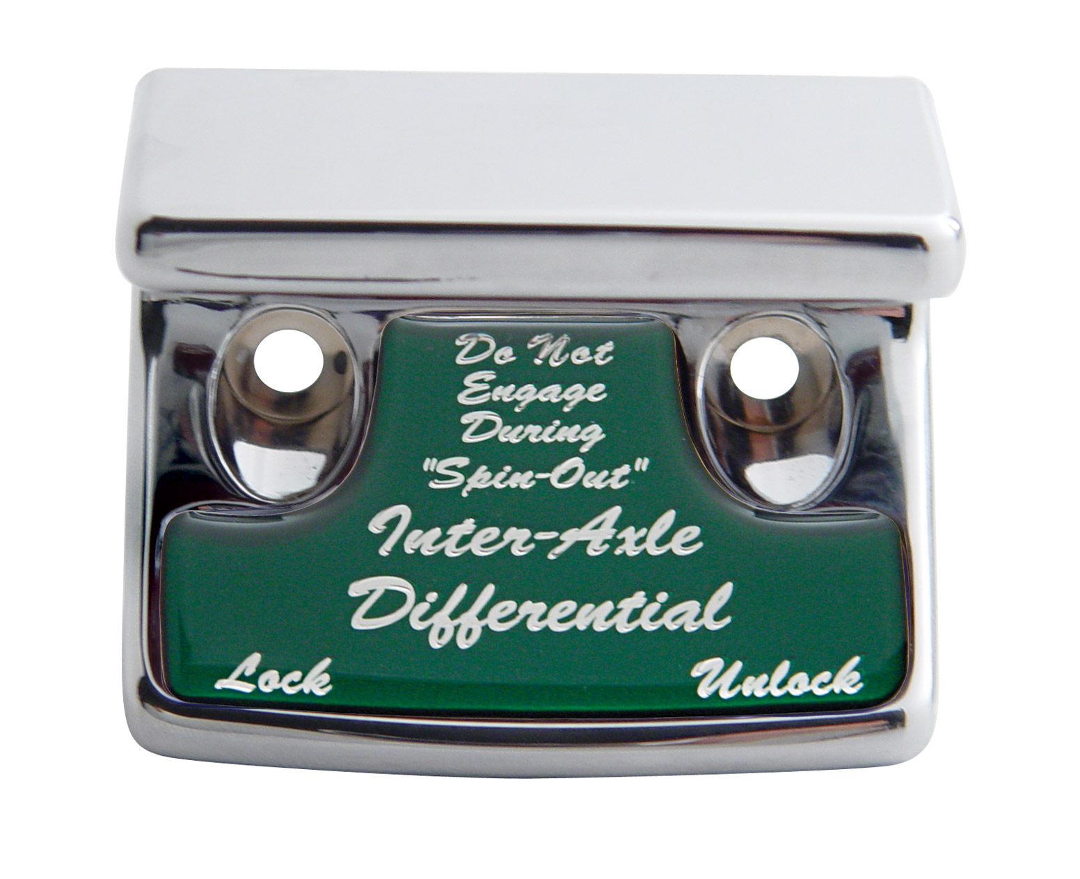 Chrome Plastic Freightliner Switch Guard W/ Glossy