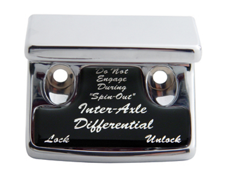 Chrome Plastic Freightliner Switch Guard W/ Glossy