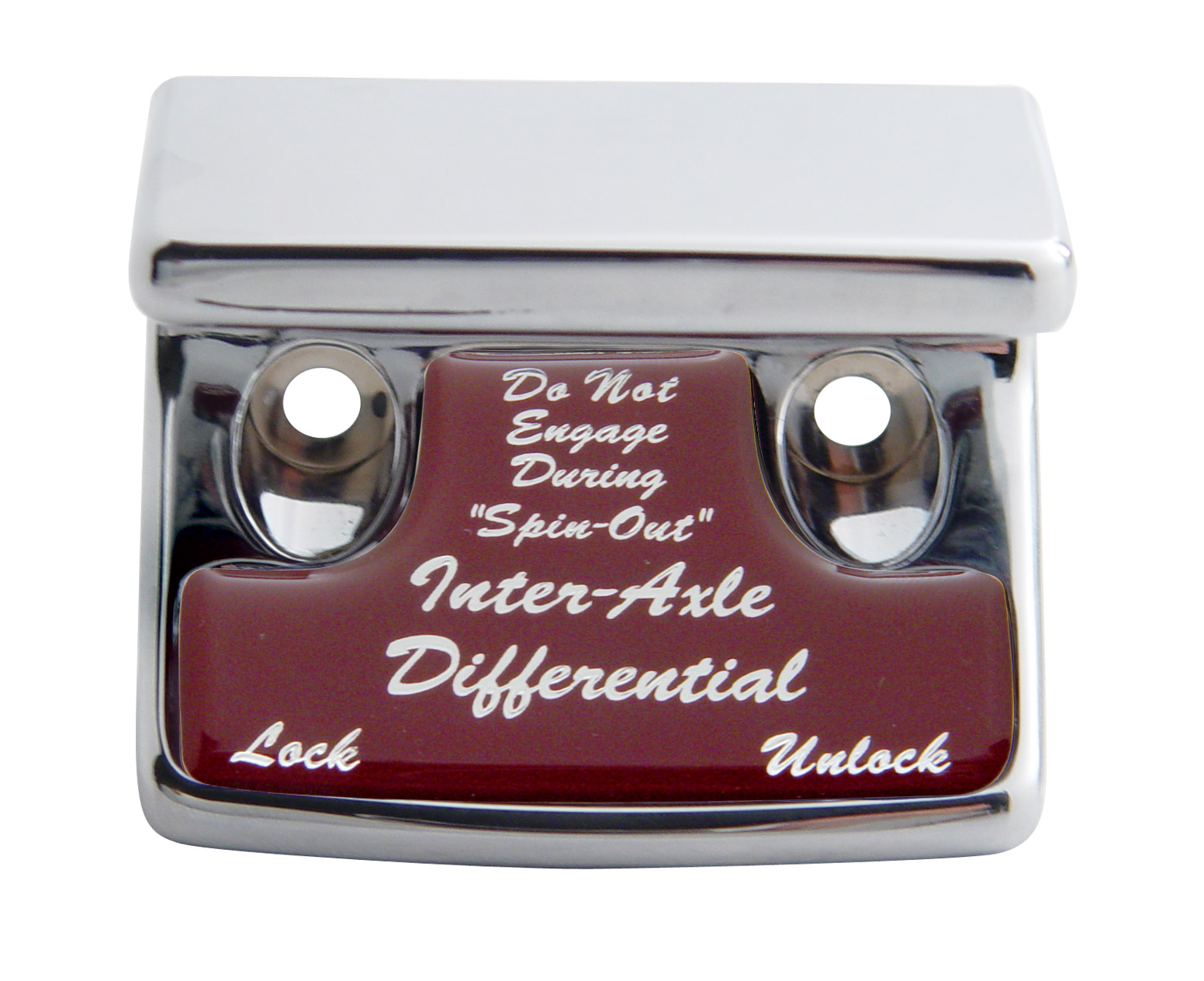 Chrome Plastic Freightliner Switch Guard W/ Glossy