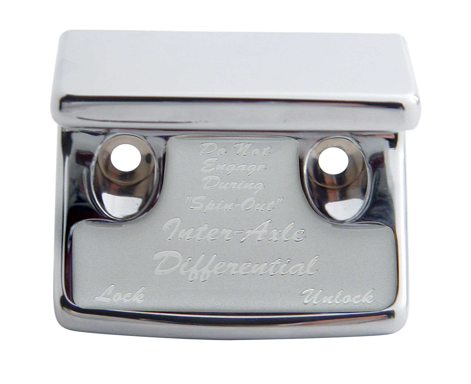 Chrome Plastic Freightliner Switch Guard W/ Glossy