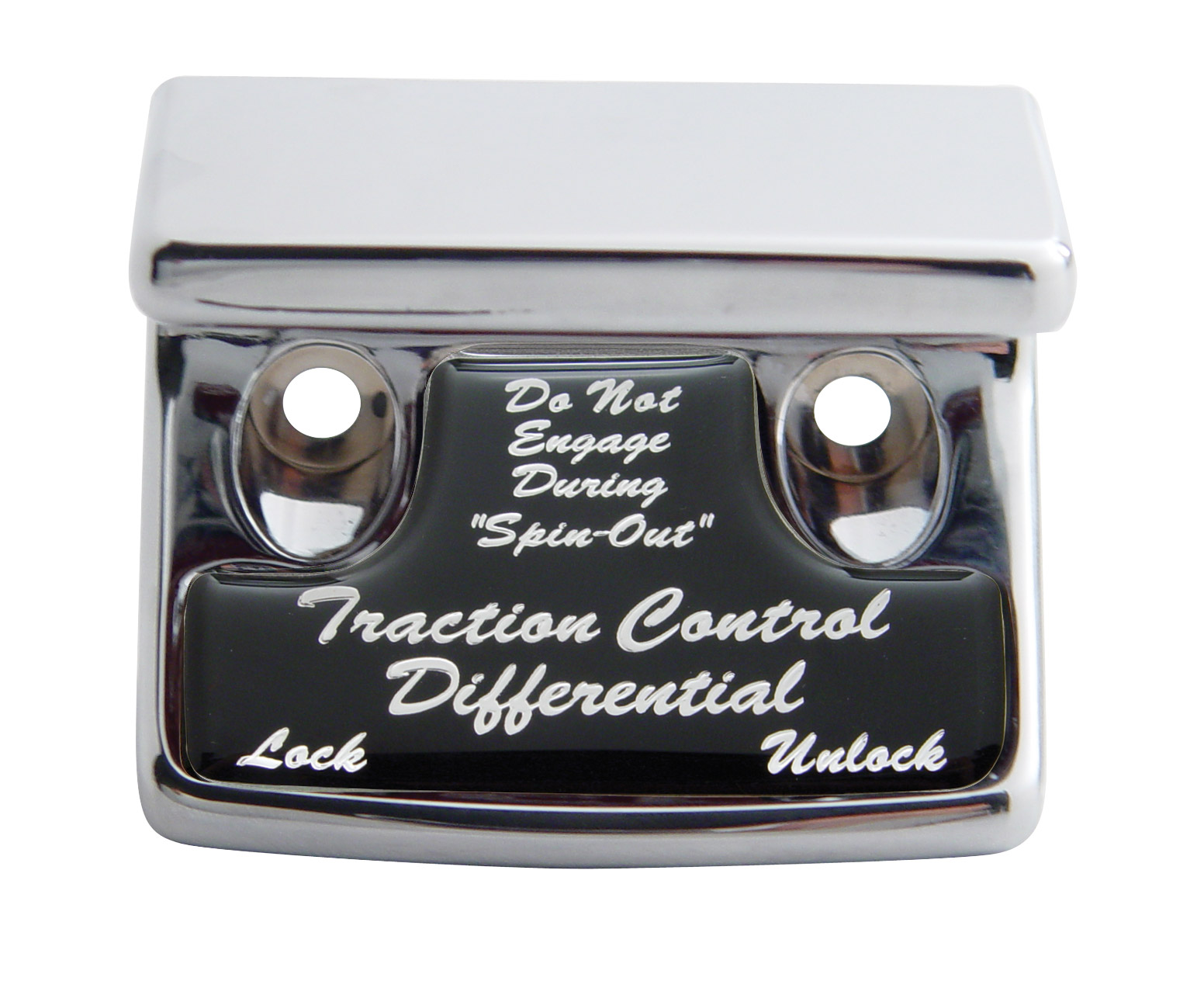 Chrome Plastic Freightliner Switch Guard W/ Glossy