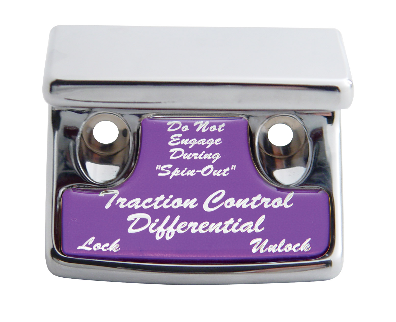 Chrome Plastic Freightliner Switch Guard W/ Glossy