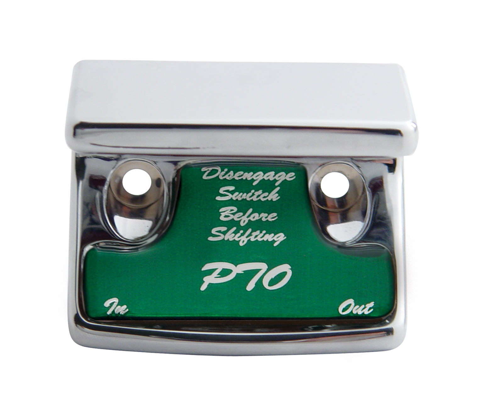 Chrome Plastic Freightliner Switch Guard W/ Glossy