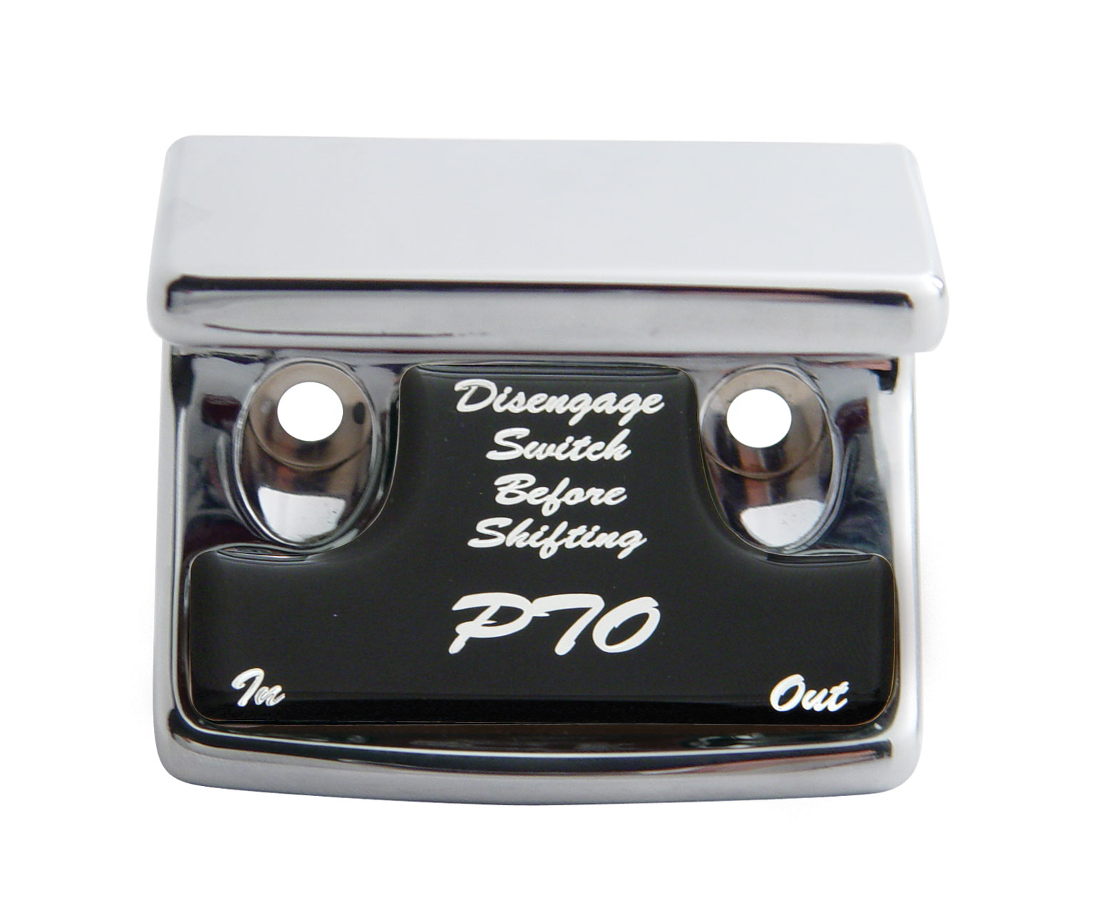Chrome Plastic Freightliner Switch Guard W/ Glossy