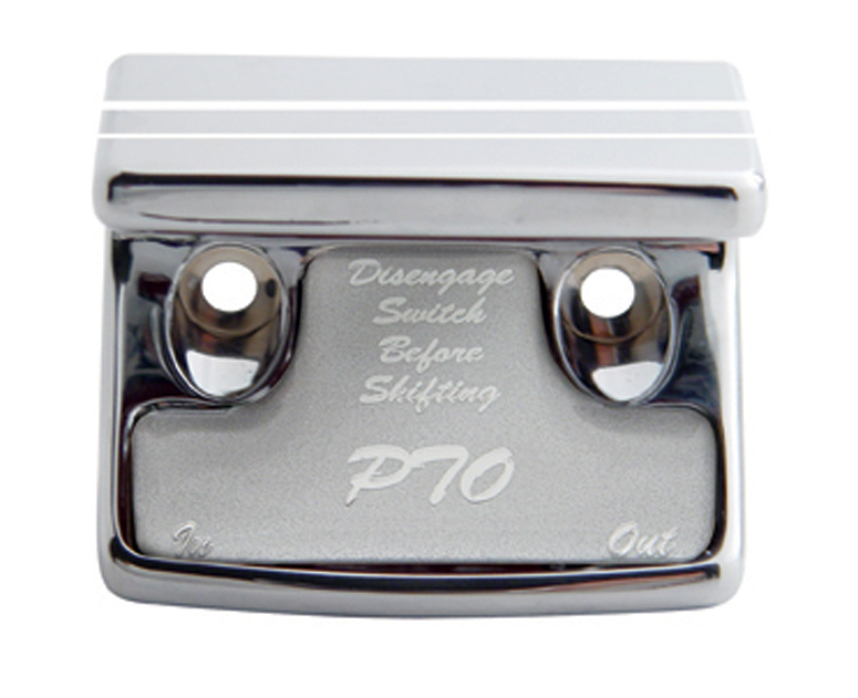 Chrome Plastic Freightliner Switch Guard W/ Glossy