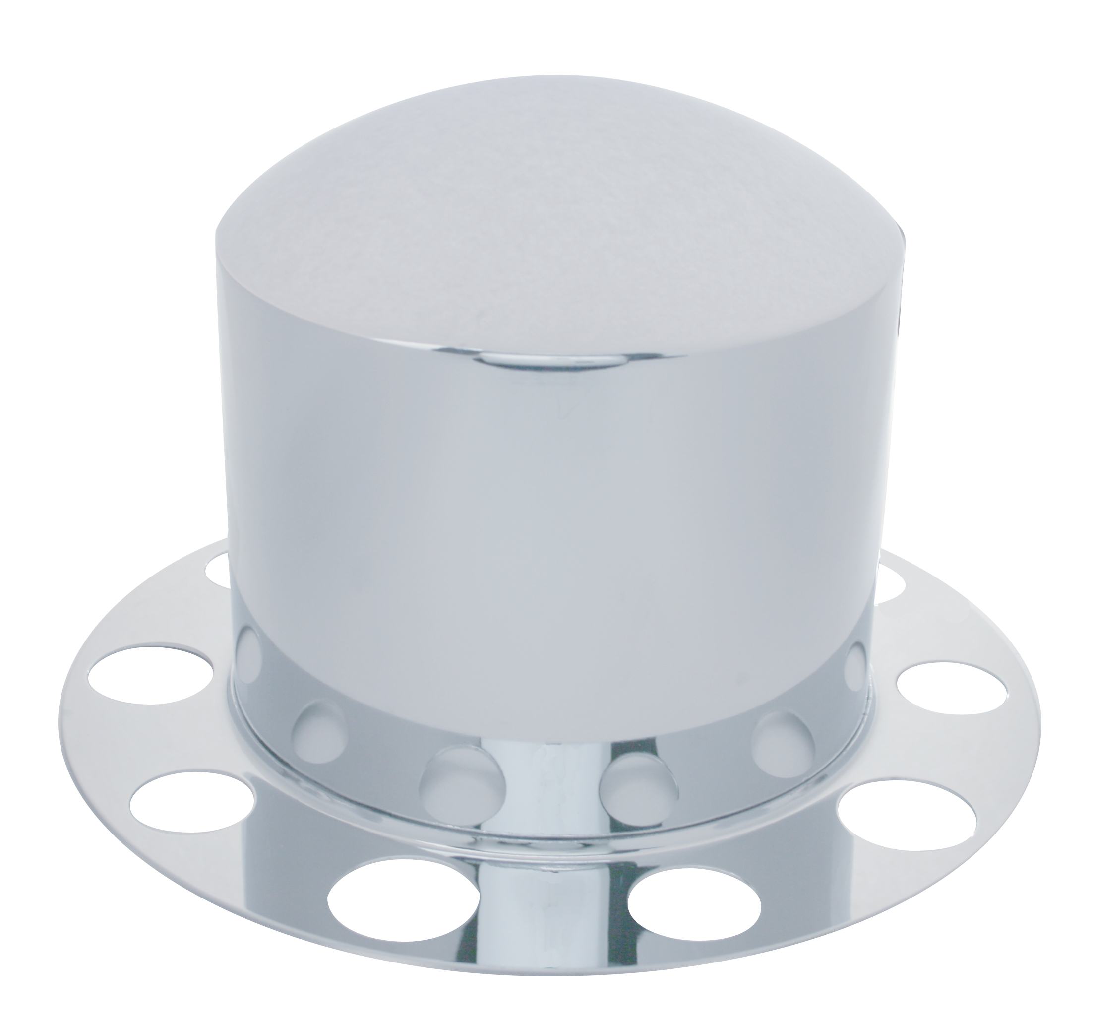 Stainless Steel Rear 2Pc. Axle Cover - Steel Ring