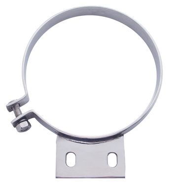 Stainless Steel Peterbilt 7" Exhaust Stack Mounting Clamp