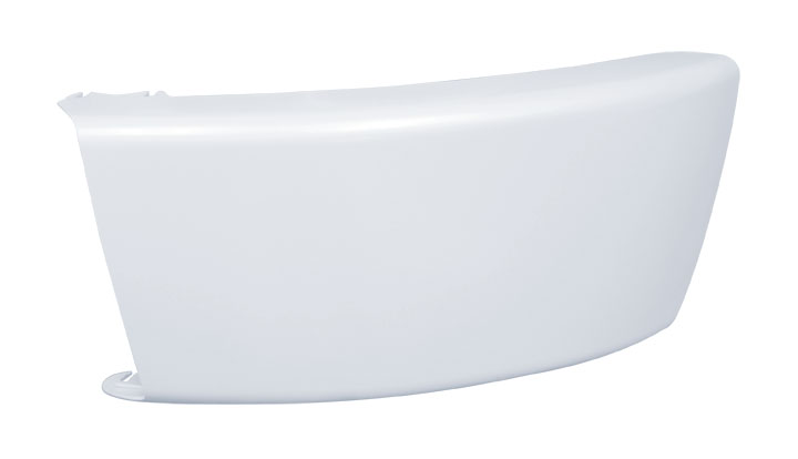 Freightliner M2 (106) Chrome Bumper End - Driver (