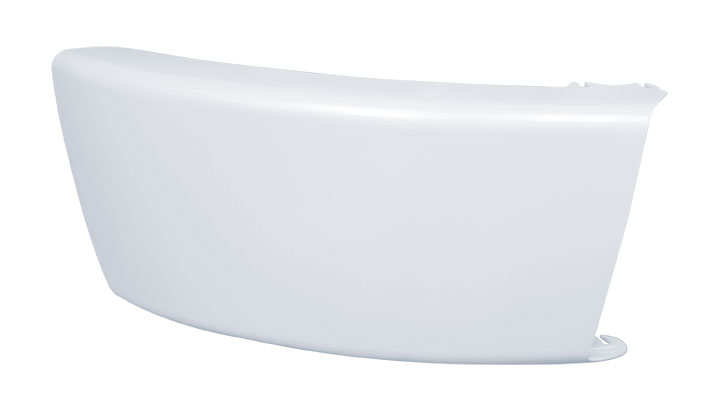 Freightliner M2 (106) Chrome Bumper End - Passenge