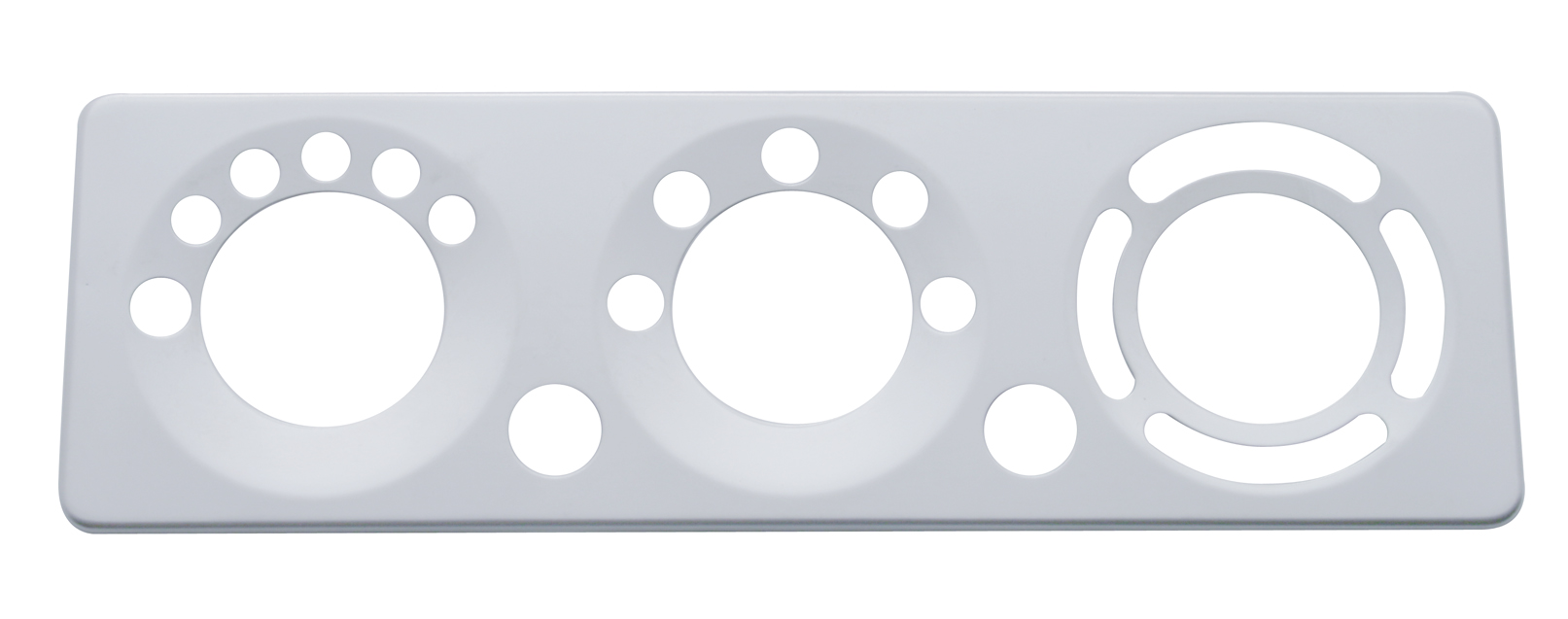 Stainless Steel 2006+ Peterbilt A/C Control Plate