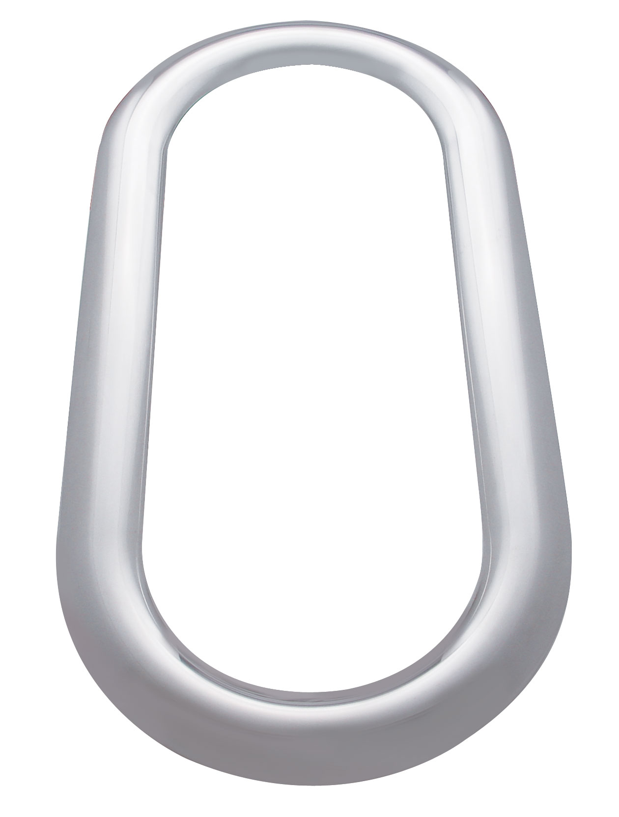 Stainless Steel Peterbilt Oval Window Trim