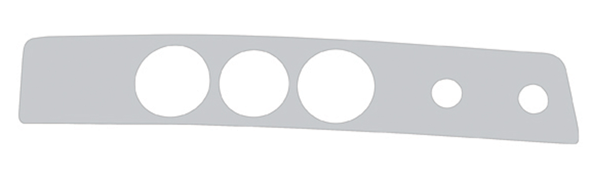 (Skpk) Stainless Steel 2006+ Kenworth A/C Panel Trim