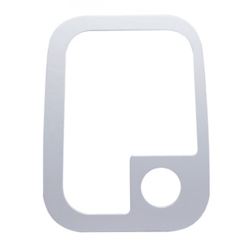 (2/Card) Stainless Steel 2005+ Peterbilt Door Handle Trim