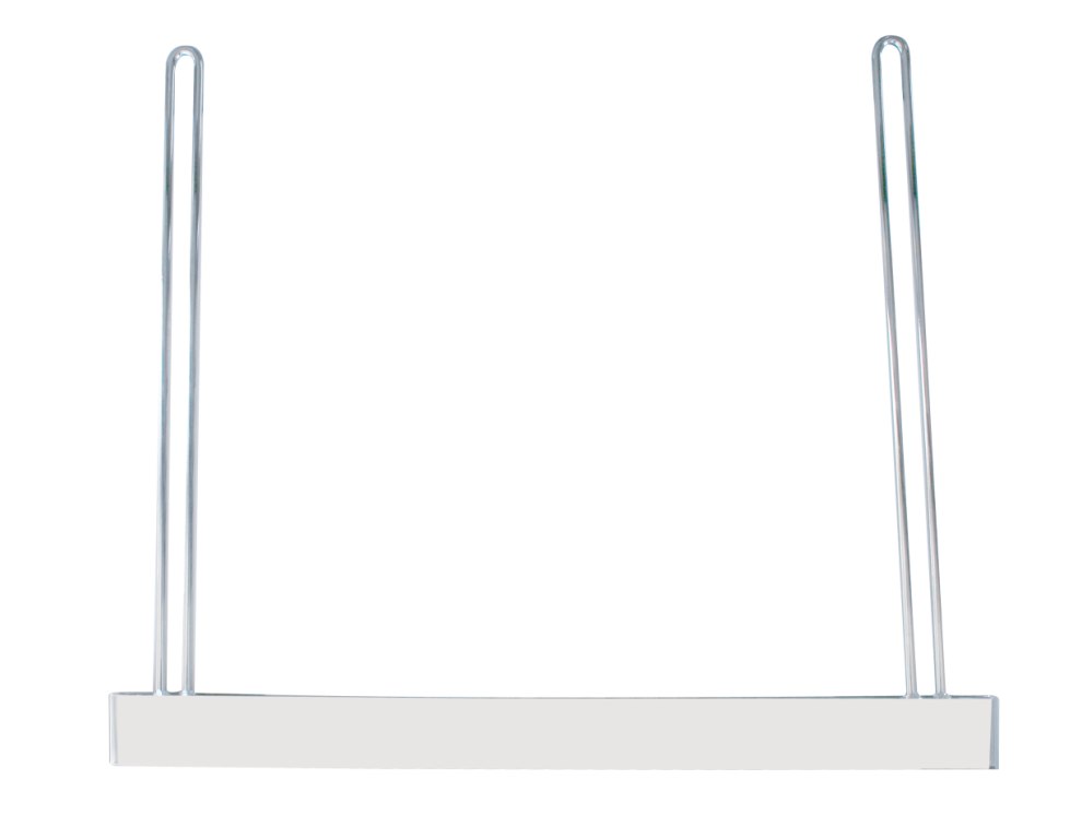 Stainless Steel 21" X 24" Straight Anti-Sail Bracket W/ 2" Bottom Plate