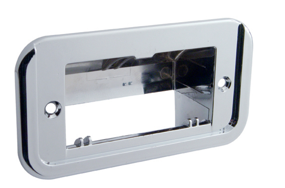 Chrome Plastic Peterbilt Ash Tray Trim
