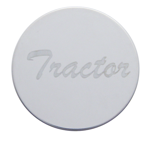 Stainless Steel "Tractor" Plaque For Wood Air Valve Knob