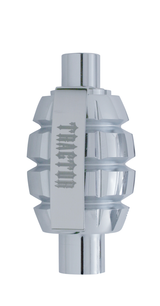 Chrome Aluminum "Grenade" Air Valve Knob - Tractor