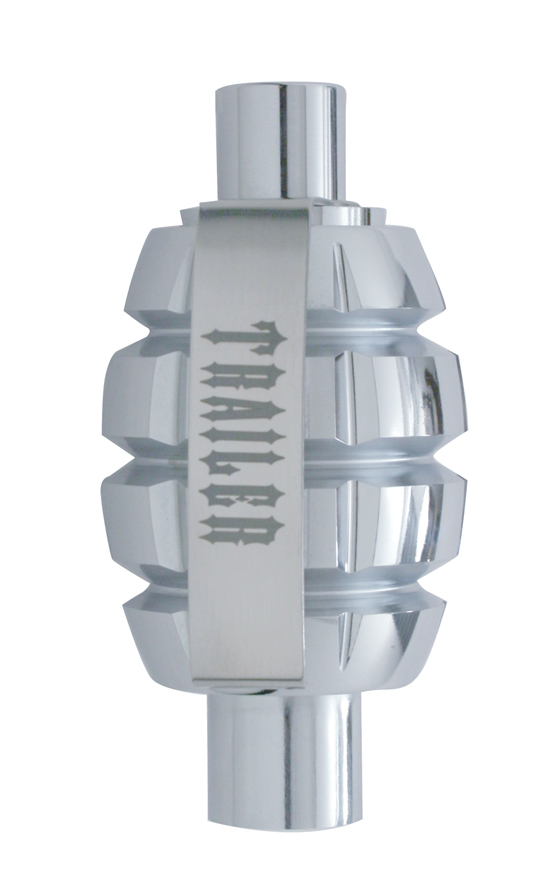 Chrome Aluminum "Grenade" Air Valve Knob - Trailer