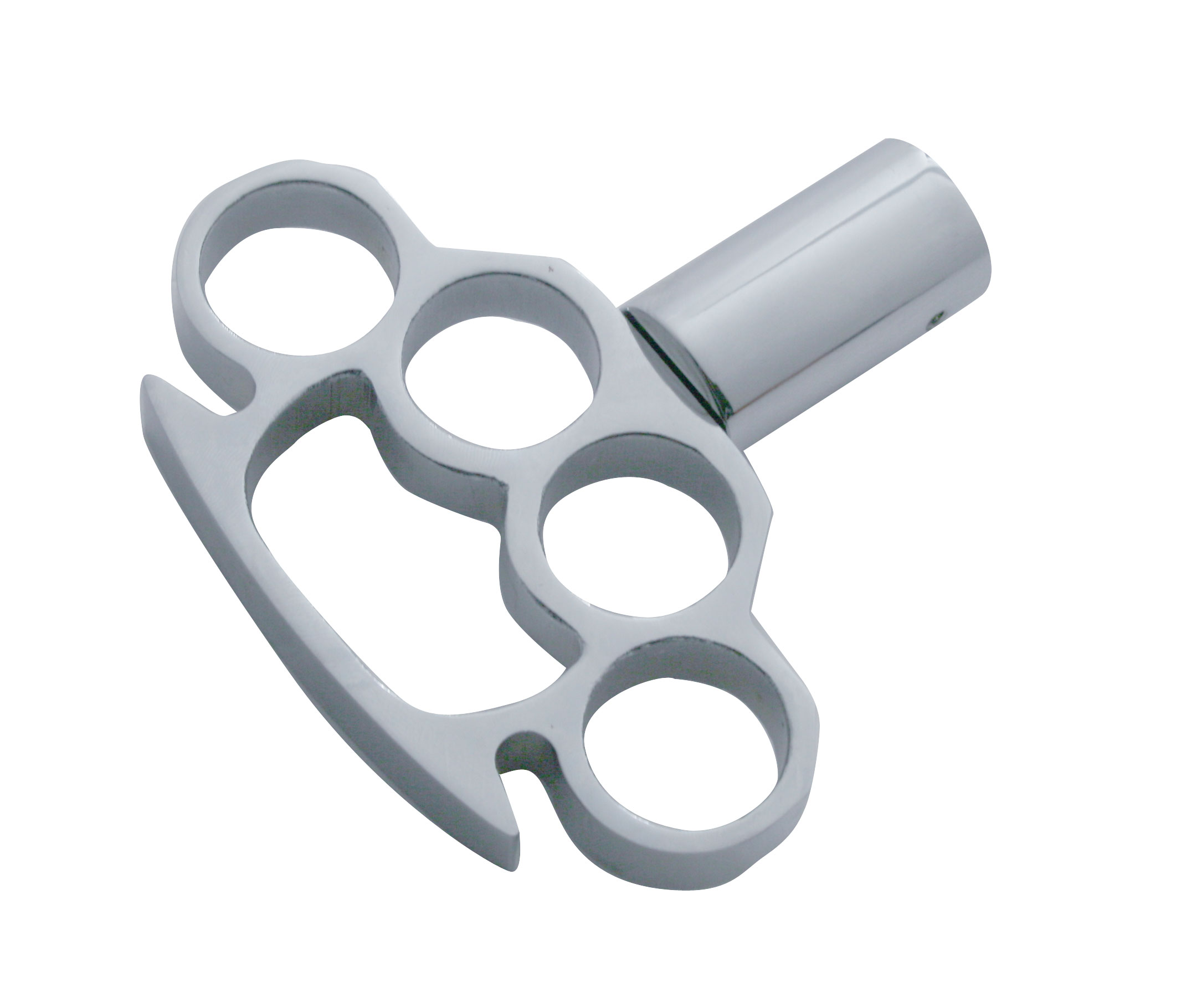 Chrome Aluminum "Brass Knuckle" Air Valve Knob - Tractor